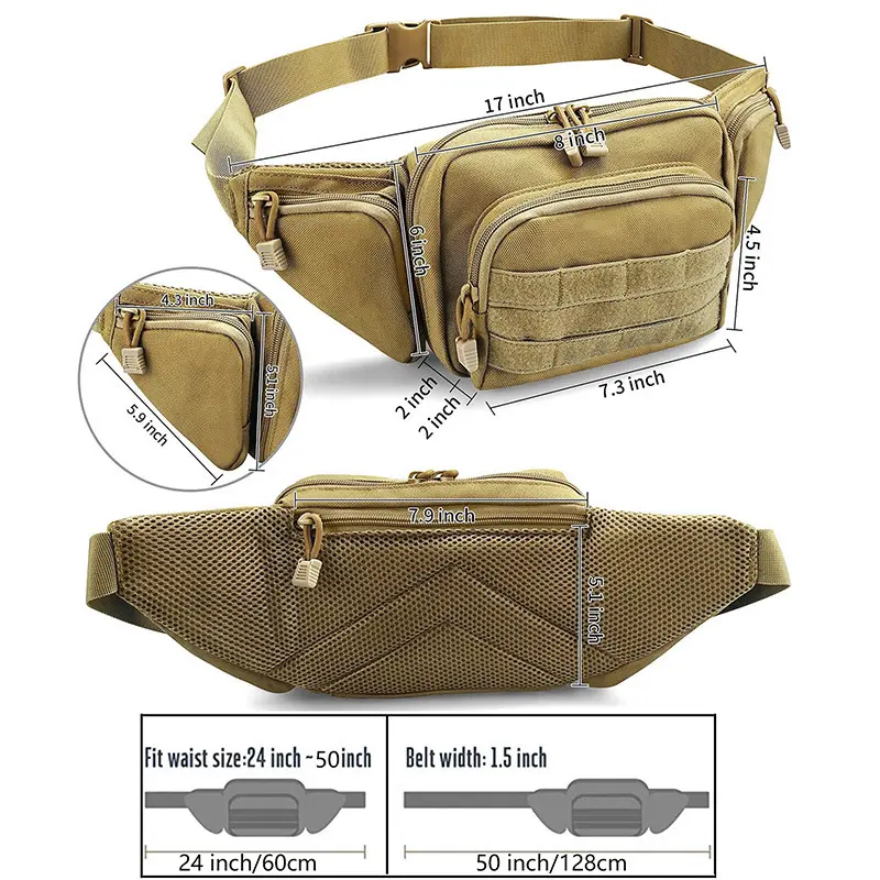 Taktische Fanny Packs. Bauchtasche