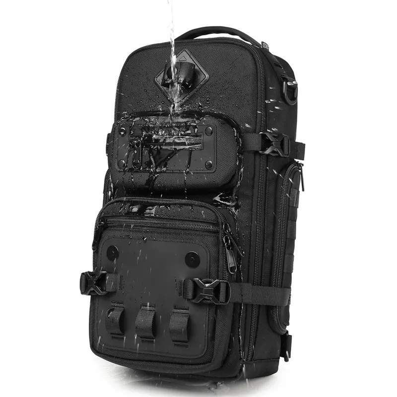 Vielseitige diagonaler Outdoor Rucksack-Tasche | Kamerahalterung