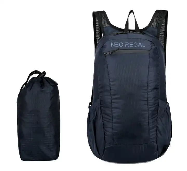 Faltbarer Leichtgewichts-Rucksack 20L - Strapazierfähig, Wasserdicht, Kompakt