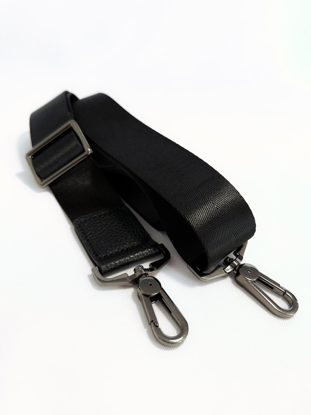 Herren Umhängetasche aus echtem Leder, schwarz