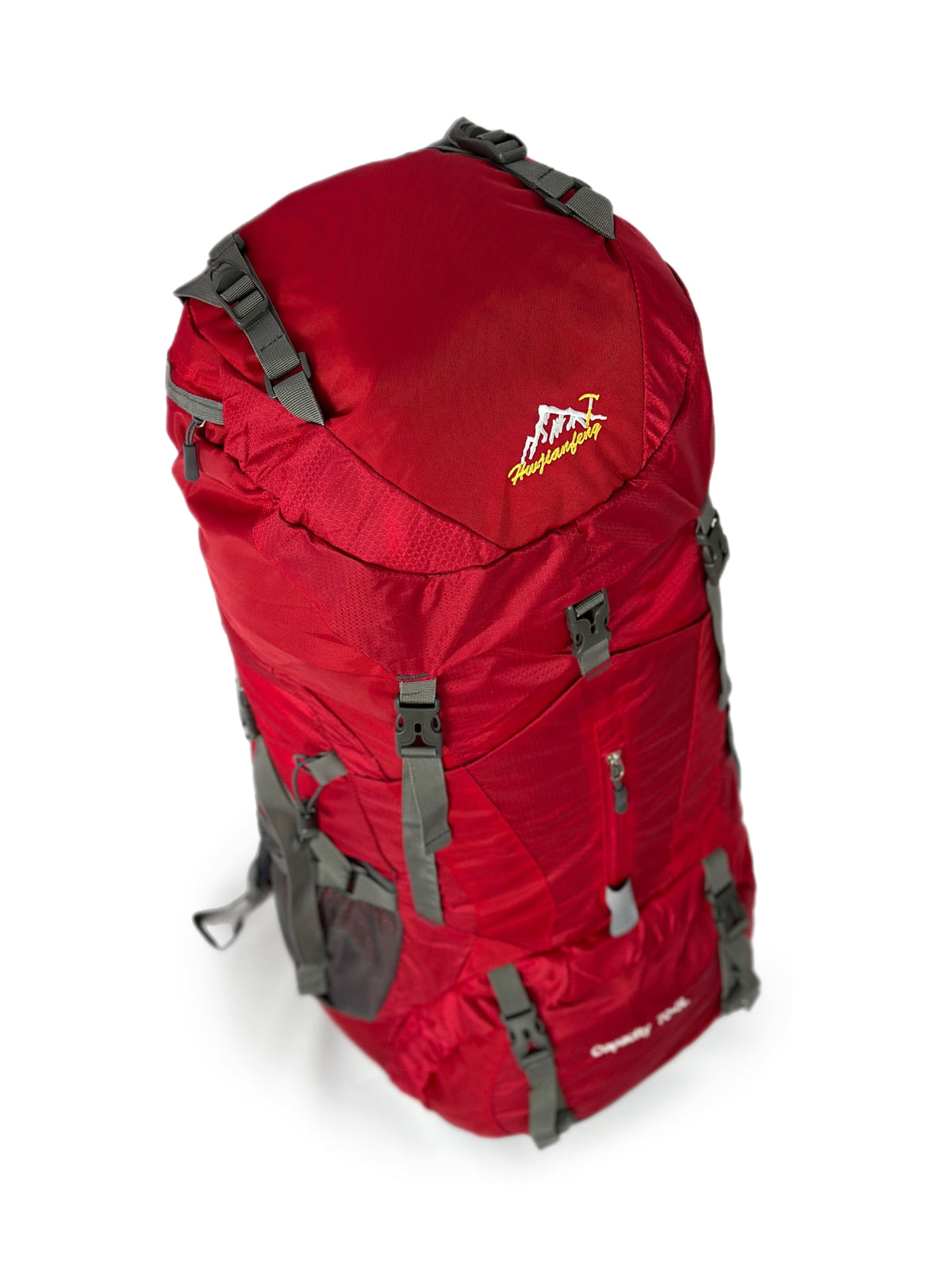Leichter Nylon Touristen-Trekkingrucksack 70 + 5 L mit Rahmen