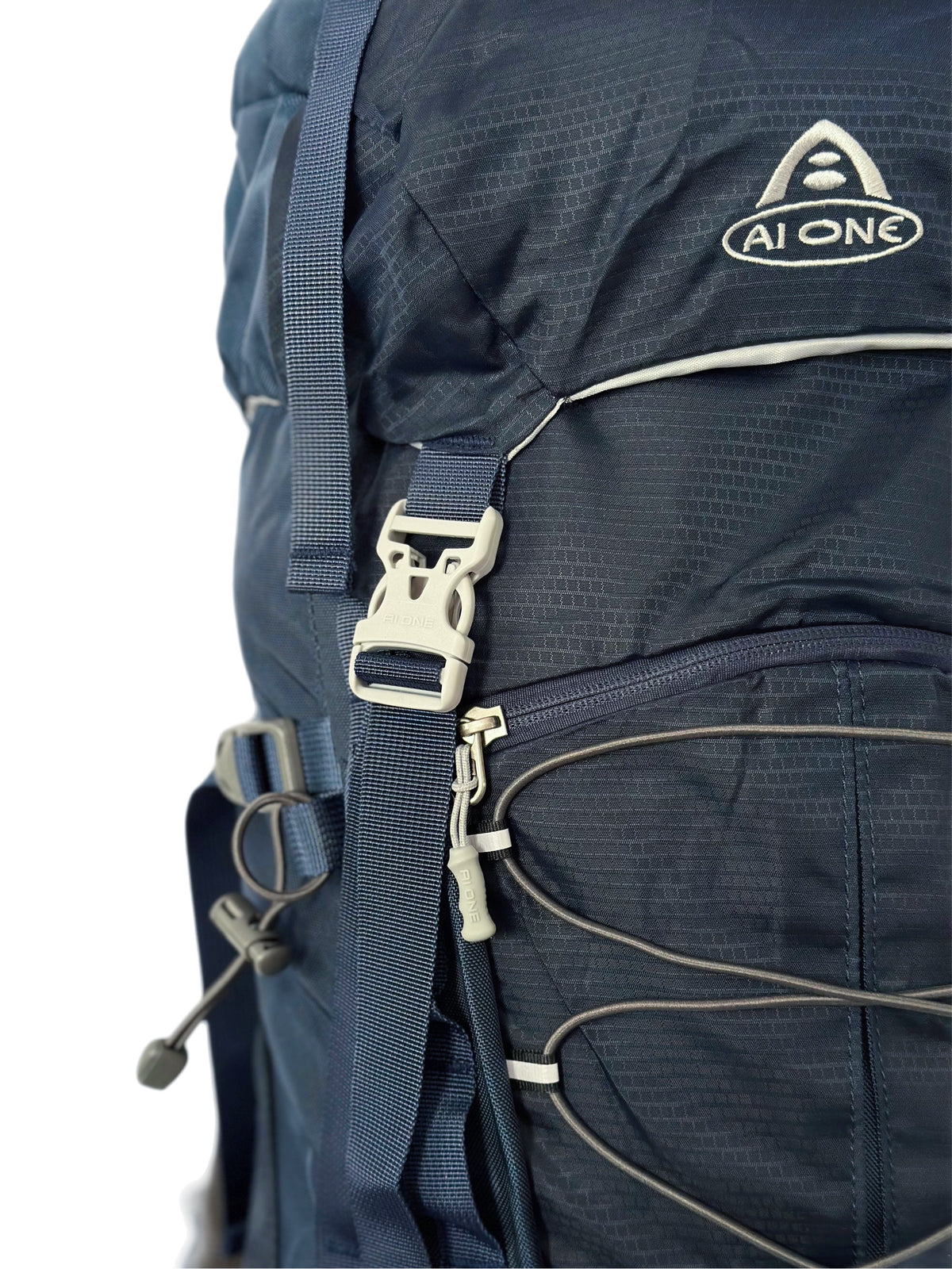 Leichter Rucksack aus Nylon für Bergsteigen und Trekking - 50L, Ergonomischer Rahmen