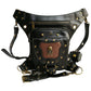 Vielseitige alternative Tasche: Gothic-, Biker & Punk Stil, wandelbar für Hüfte oder Schulter HG 133