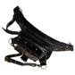 Vielseitige alternative Tasche: Gothic-, Biker & Punk Stil, wandelbar für Hüfte oder Schulter HG 133