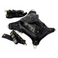 Vielseitige alternative Tasche: Gothic-, Biker & Punk Stil, wandelbar für Hüfte oder Schulter HG 137