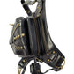Vielseitige alternative Tasche: Gothic-, Biker & Punk Stil, wandelbar für Hüfte oder Schulter HG 137