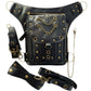Vielseitige alternative Tasche: Gothic-, Biker & Punk Stil, wandelbar für Hüfte oder Schulter HG 134