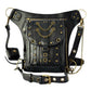 Vielseitige alternative Tasche: Gothic-, Biker & Punk Stil, wandelbar für Hüfte oder Schulter HG 134