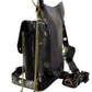 Vielseitige alternative Tasche: Gothic-, Biker & Punk Stil, wandelbar für Hüfte oder Schulter HG 134