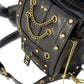 Vielseitige alternative Tasche: Gothic-, Biker & Punk Stil, wandelbar für Hüfte oder Schulter HG 134