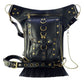 Vielseitige alternative Tasche: Gothic-, Biker & Punk Stil, wandelbar für Hüfte oder Schulter HG 130