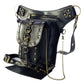 Vielseitige alternative Tasche: Gothic-, Biker & Punk Stil, wandelbar für Hüfte oder Schulter HG 130
