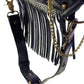 Vielseitige alternative Tasche: Gothic-, Biker & Punk Stil, wandelbar für Hüfte oder Schulter HG 130