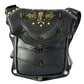 Vielseitige alternative Tasche: Gothic-, Biker & Punk Stil, wandelbar für Hüfte oder Schulter HG 139