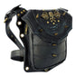 Vielseitige alternative Tasche: Gothic-, Biker & Punk Stil, wandelbar für Hüfte oder Schulter HG 139