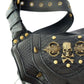 Vielseitige alternative Tasche: Gothic-, Biker & Punk Stil, wandelbar für Hüfte oder Schulter HG 139