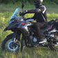 Motorrad-Seitentasche "Rhinowalk" 20 L schwarz, wasserdicht aus Polyester
